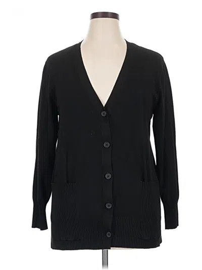 Pre-owned Splendid Cardigan Sweater In Black
