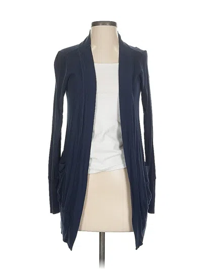Pre-owned Splendid Cardigan Sweater In Blue