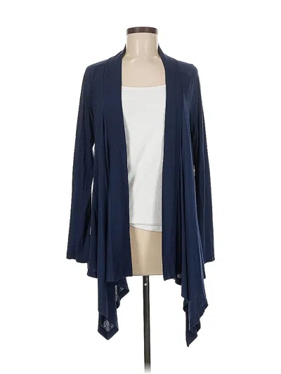 Pre-owned Splendid Cardigan Sweater In Blue
