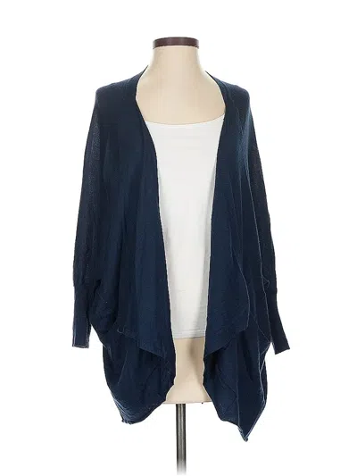 Pre-owned Splendid Cardigan Sweater In Blue