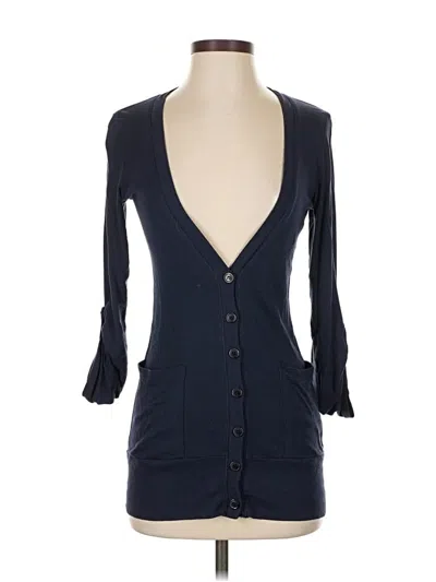 Pre-owned Splendid Cardigan Sweater In Blue