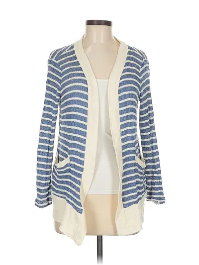 Pre-owned Splendid Cardigan Sweater In Blue