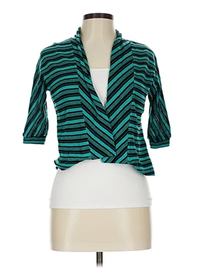 Pre-owned Splendid Cardigan Sweater In Blue