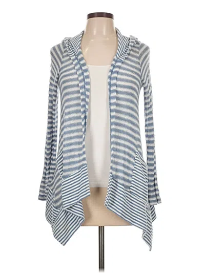 Pre-owned Splendid Cardigan Sweater In Blue