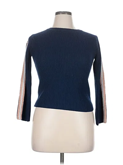 Pre-owned Splendid Cardigan Sweater In Blue