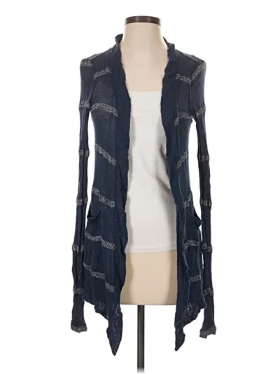 Pre-owned Splendid Cardigan Sweater In Blue