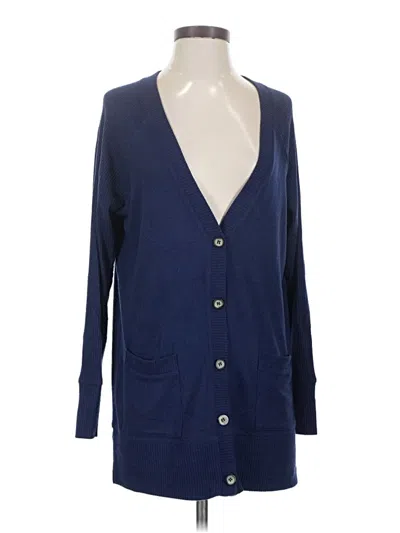 Pre-owned Splendid Cardigan Sweater In Blue