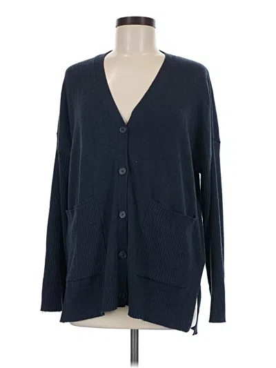 Pre-owned Splendid Cardigan Sweater In Blue