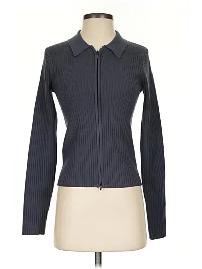 Pre-owned Splendid Cardigan Sweater In Blue