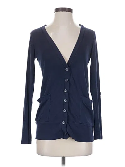 Pre-owned Splendid Cardigan Sweater In Blue