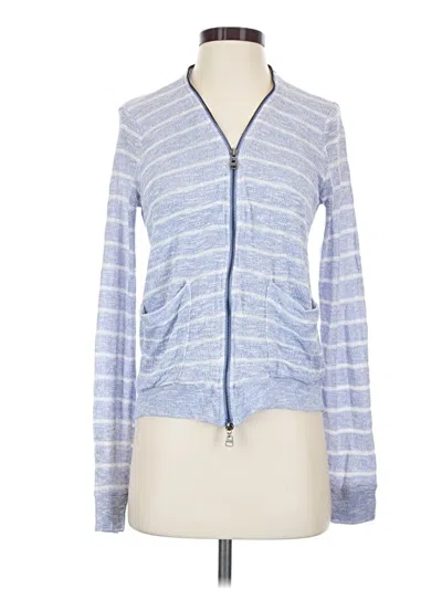 Pre-owned Splendid Cardigan Sweater In Blue