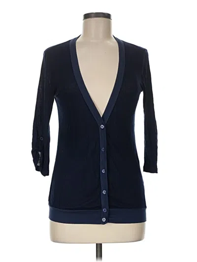 Pre-owned Splendid Cardigan Sweater In Blue