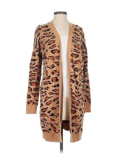 Pre-owned Splendid Cardigan Sweater In Brown