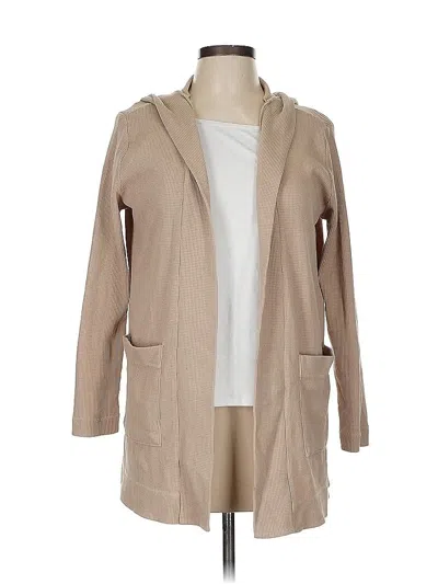 Pre-owned Splendid Cardigan Sweater In Brown