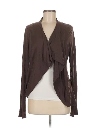 Pre-owned Splendid Cardigan Sweater In Brown