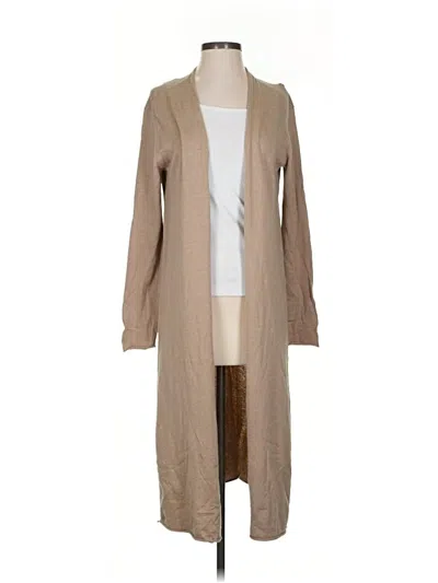 Pre-owned Splendid Cardigan Sweater In Brown