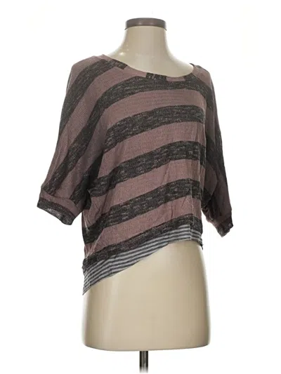 Pre-owned Splendid Cardigan Sweater In Brown