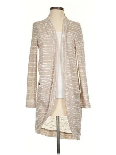 Pre-owned Splendid Cardigan Sweater In Brown