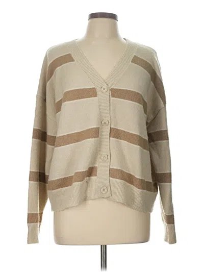 Pre-owned Splendid Cardigan Sweater In Brown