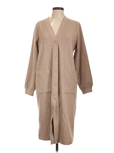 Pre-owned Splendid Cardigan Sweater In Brown