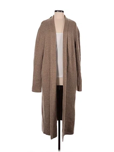 Pre-owned Splendid Cardigan Sweater In Brown