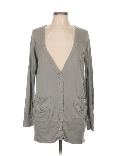 Pre-owned Splendid Cardigan Sweater In Gray