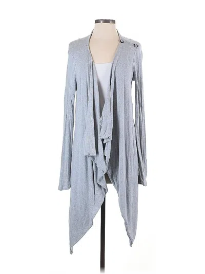 Pre-owned Splendid Cardigan Sweater In Gray