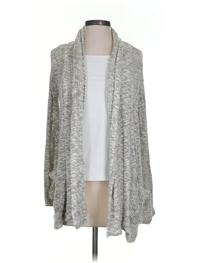 Pre-owned Splendid Cardigan Sweater In Gray