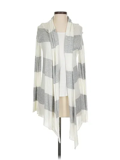 Pre-owned Splendid Cardigan Sweater In Gray