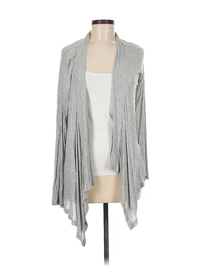 Pre-owned Splendid Cardigan Sweater In Gray