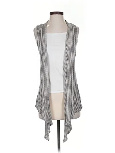 Pre-owned Splendid Cardigan Sweater In Gray
