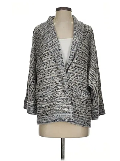 Pre-owned Splendid Cardigan Sweater In Gray