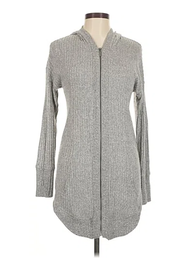 Pre-owned Splendid Cardigan Sweater In Gray
