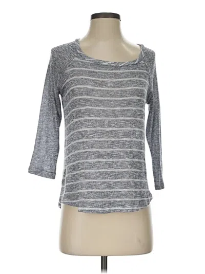 Pre-owned Splendid Cardigan Sweater In Gray