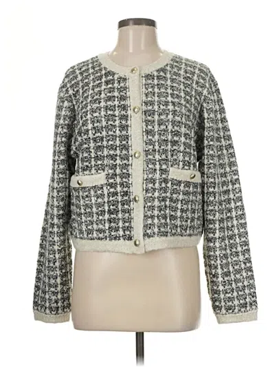 Pre-owned Splendid Cardigan Sweater In Gray