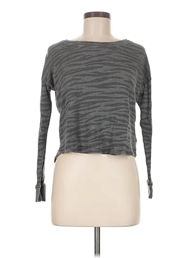 Pre-owned Splendid Cardigan Sweater In Gray