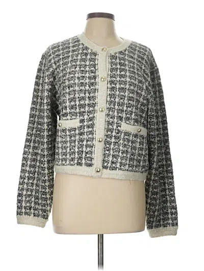 Pre-owned Splendid Cardigan Sweater In Gray