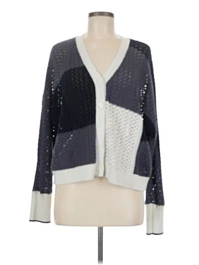 Pre-owned Splendid Cardigan Sweater In Gray