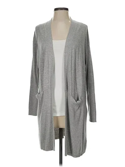 Pre-owned Splendid Cardigan Sweater In Gray