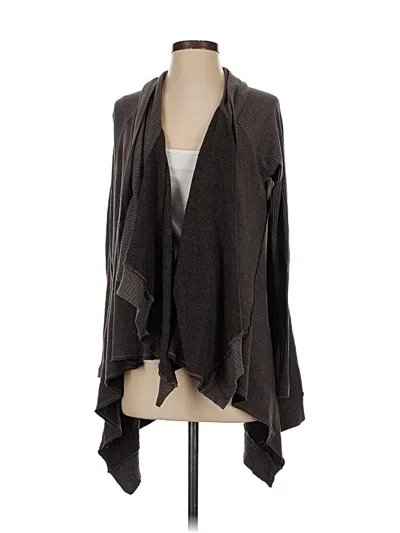 Pre-owned Splendid Cardigan Sweater In Gray