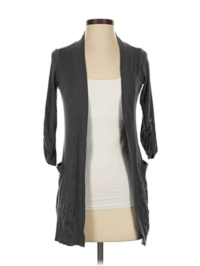 Pre-owned Splendid Cardigan Sweater In Gray