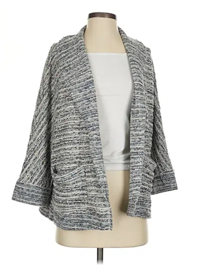 Pre-owned Splendid Cardigan Sweater In Gray