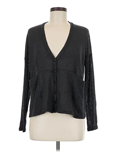 Pre-owned Splendid Cardigan Sweater In Gray