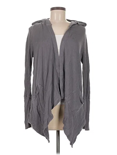 Pre-owned Splendid Cardigan Sweater In Gray