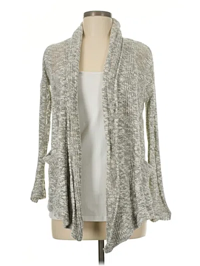 Pre-owned Splendid Cardigan Sweater In Gray