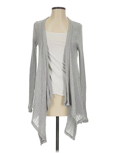 Pre-owned Splendid Cardigan Sweater In Gray