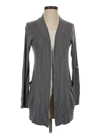 Pre-owned Splendid Cardigan Sweater In Gray