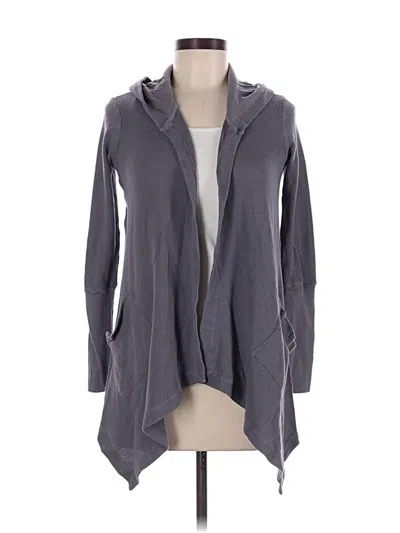 Pre-owned Splendid Cardigan Sweater In Gray