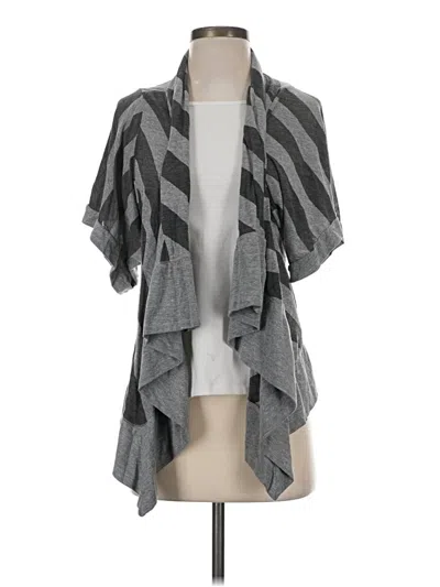 Pre-owned Splendid Cardigan Sweater In Gray