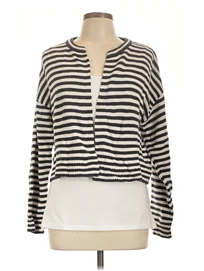 Pre-owned Splendid Cardigan Sweater In Gray